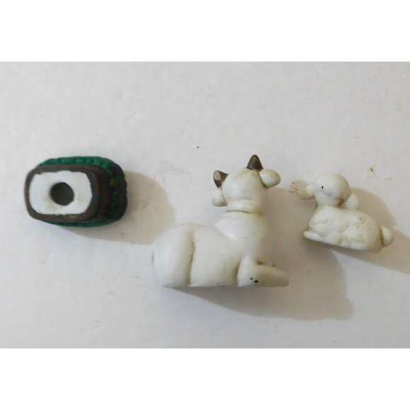 Porcelain Nativity Set 9-Piece Hand-Painted Christmas Display Holiday Workshop - Picture 14 of 16